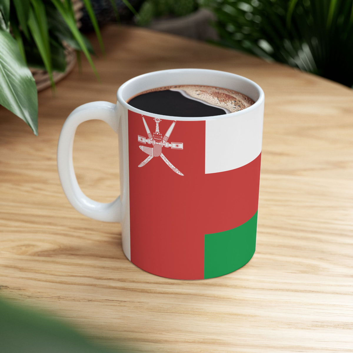 Oman Flag Coffee Tea Mug 11oz 15oz | Rep Ya Flag Ceramic Mug - Rep Ya Flag