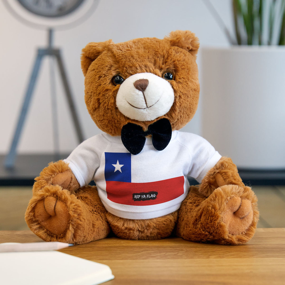 Chile Flag Teddy Bear | Chilean Heritage Plush Gift | Rep Ya Flag - Rep Ya Flag