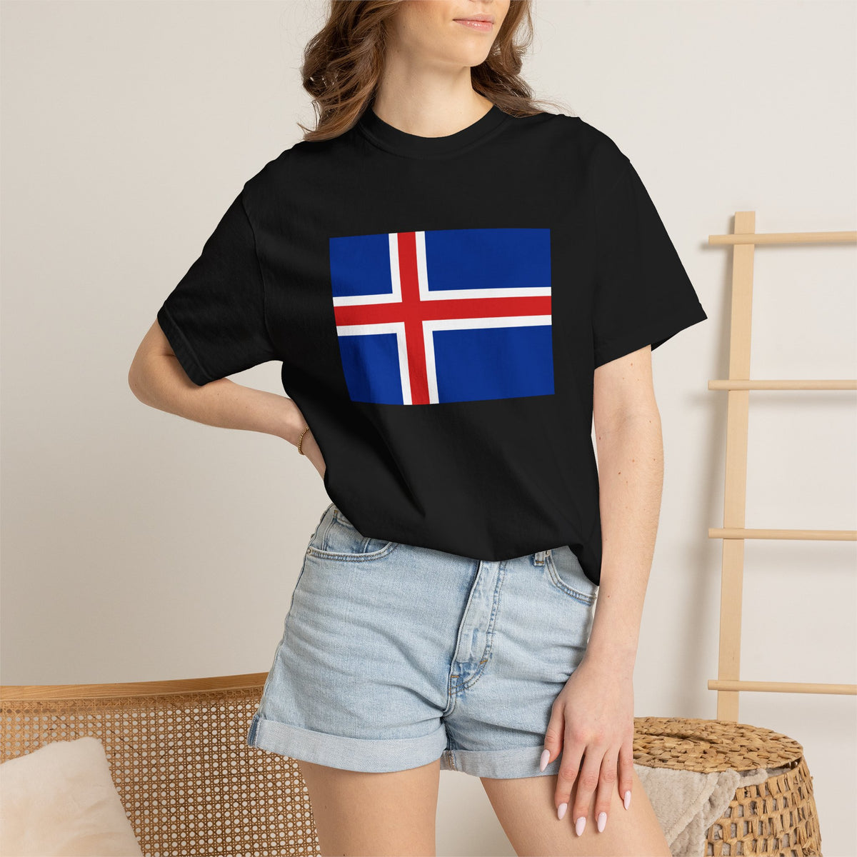 Iceland Flag T Shirt | Iceland Heritage Shirt S–4XL | Rep Ya Flag - Rep Ya Flag