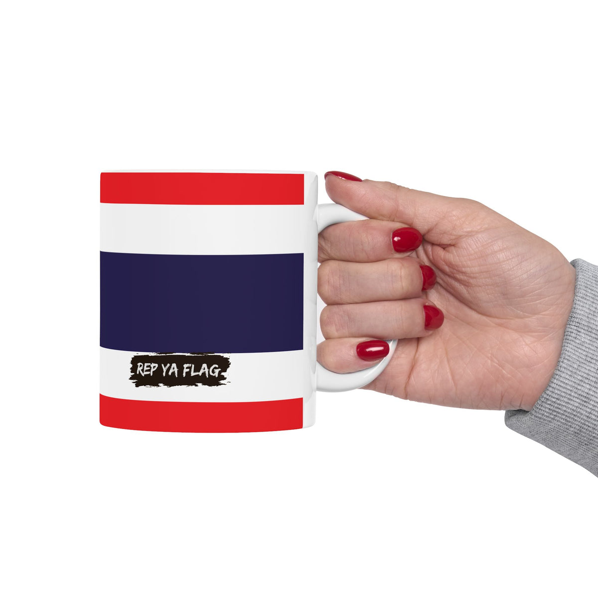 Thailand Flag Ceramic Coffee & Tea Mug 11oz 15oz