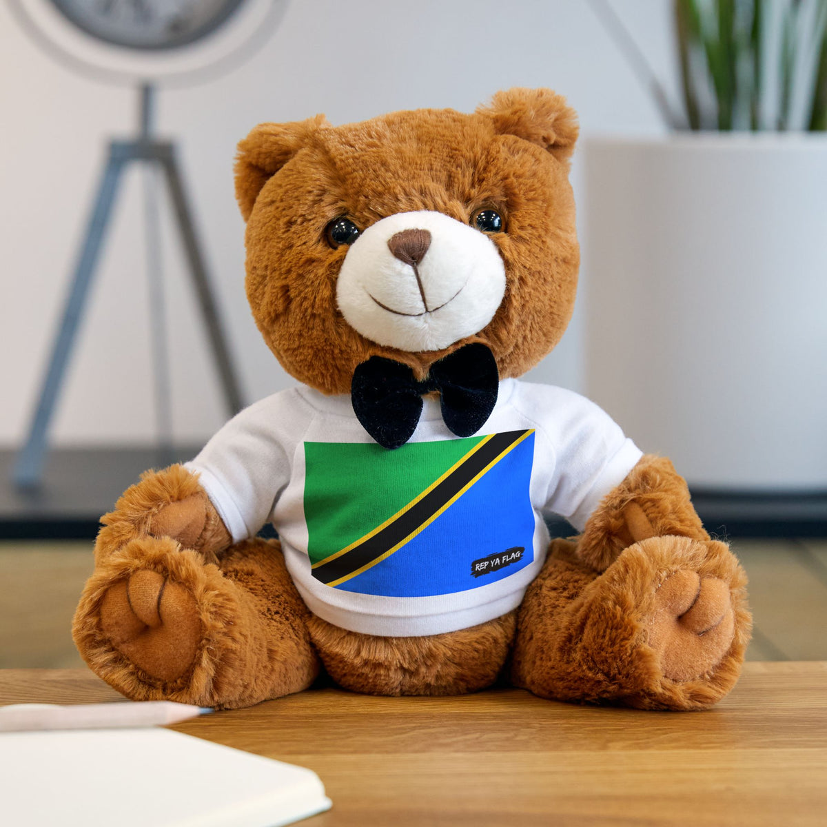 Tanzania Flag Teddy Bear Plush – Tanzanian Heritage Gift