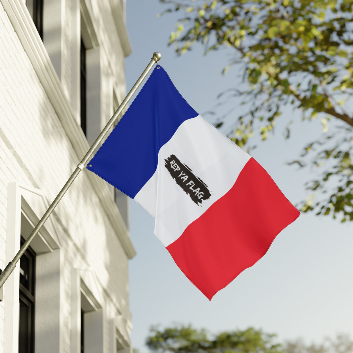 France Flag Garden Banner | Double Sided Outdoor Flag | Rep Ya Flag - Rep Ya Flag