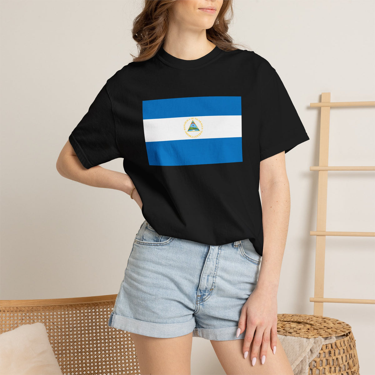 Nicaragua Flag T Shirt | Nicaraguan Heritage Shirt S–4XL | Rep Ya Flag - Rep Ya Flag