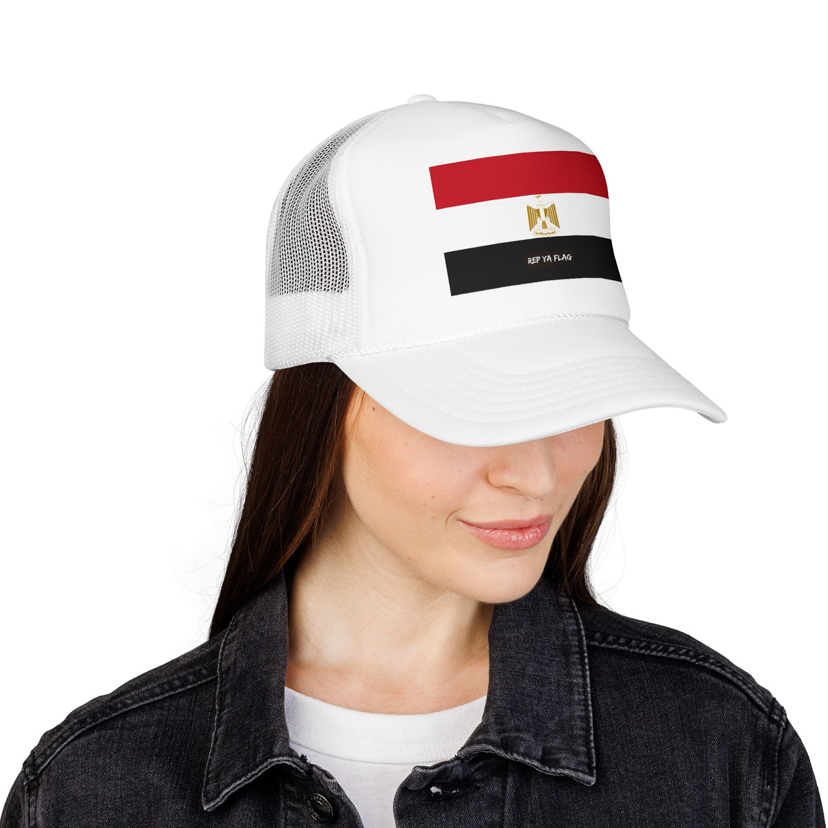 Egypt Flag Foam Trucker Hat | Egyptian Pride Snapback Cap | Rep Ya Flag - Rep Ya Flag