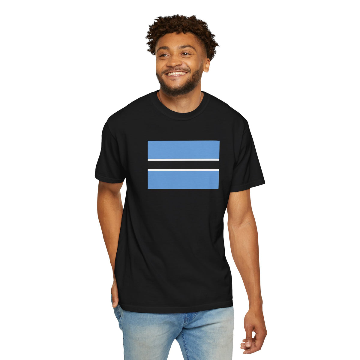 Botswana Flag T Shirt | Botswana Heritage Shirt S-4XL | Rep Ya Flag - Rep Ya Flag