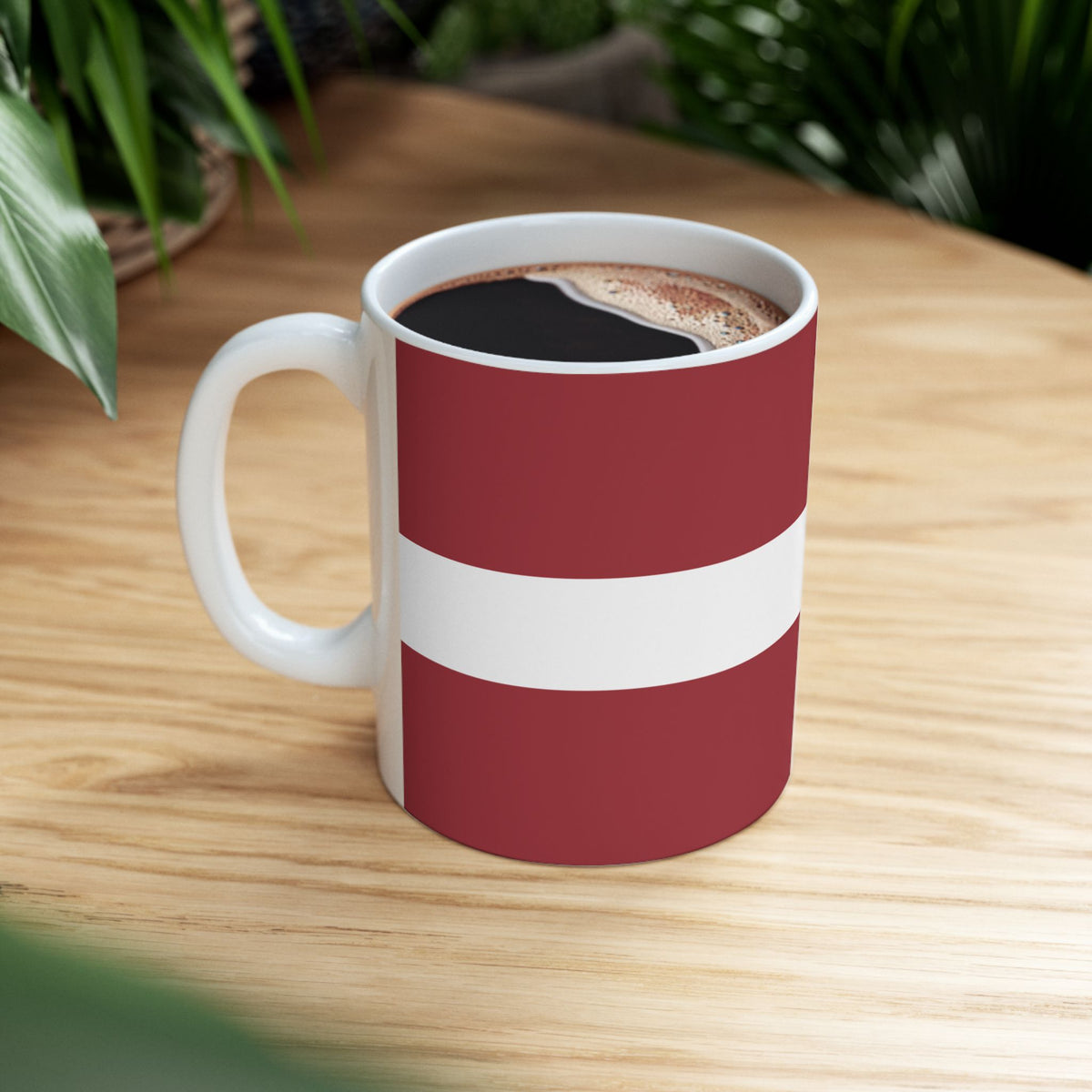 Latvia Flag Coffee Tea Mug 11oz 15oz | Rep Ya Flag Ceramic Mug - Rep Ya Flag