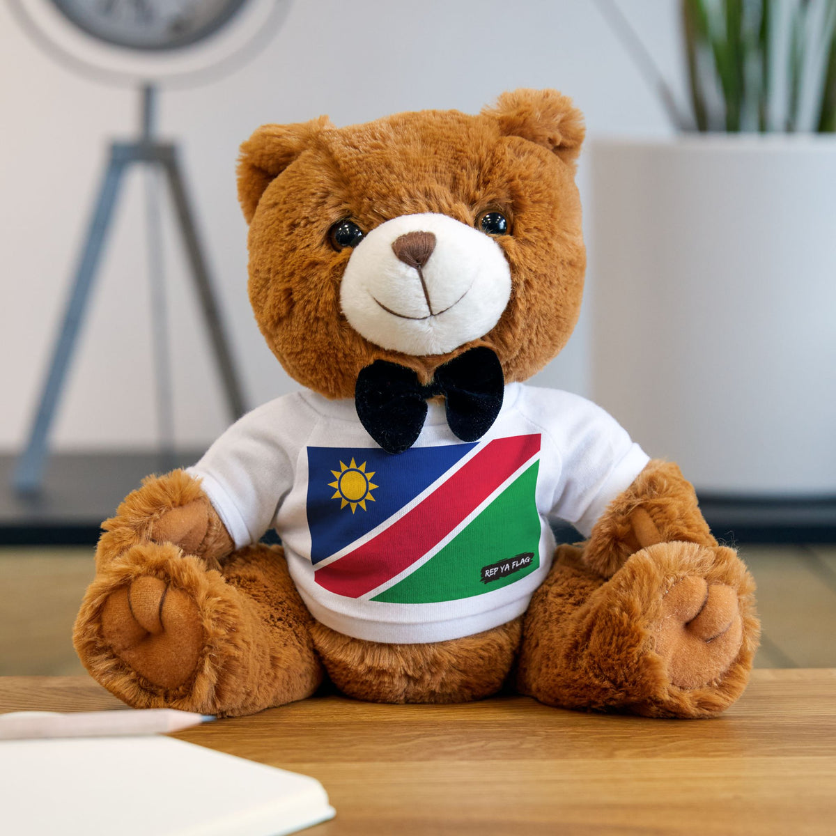 Namibia Flag Teddy Bear | Namibian Plush Gift | Namibian Heritage Bear | Cultural Keepsake | Baby Gift Stuffed Animal - Rep Ya Flag