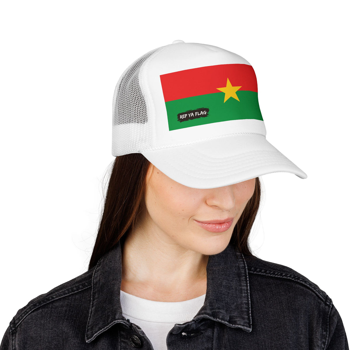 Burkina Faso Flag Foam Trucker Hat | Burkinabé Pride Snapback Cap | Rep Ya Flag - Rep Ya Flag