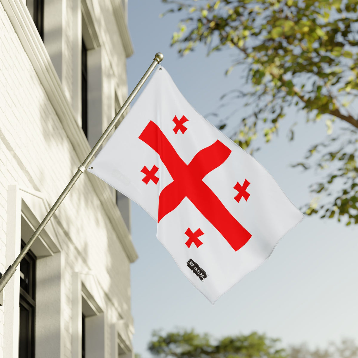 Georgia Flag Garden Banner | Double Sided Outdoor Flag | Rep Ya Flag - Rep Ya Flag