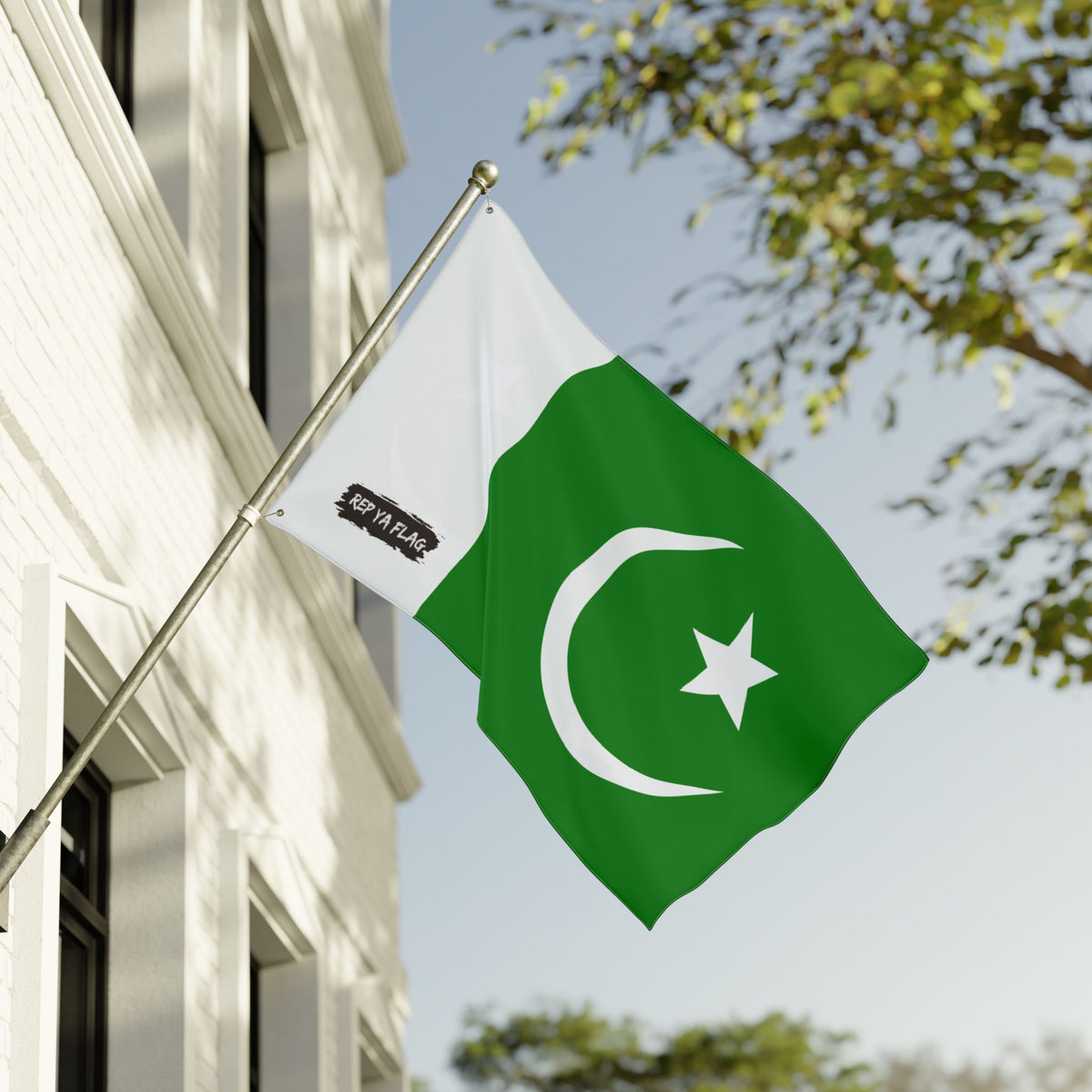 Pakistan Flag Garden Banner | Double Sided Outdoor Flag | Rep Ya Flag - Rep Ya Flag