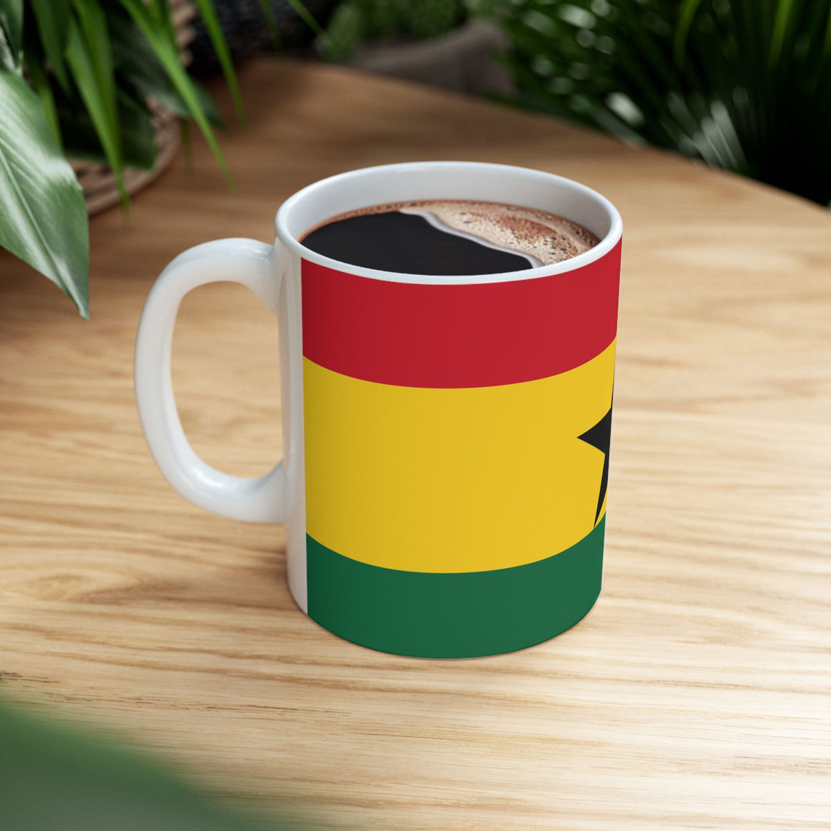 Ghana Flag Coffee Tea Mug 11oz 15oz | Rep Ya Flag Ceramic Mug - Rep Ya Flag