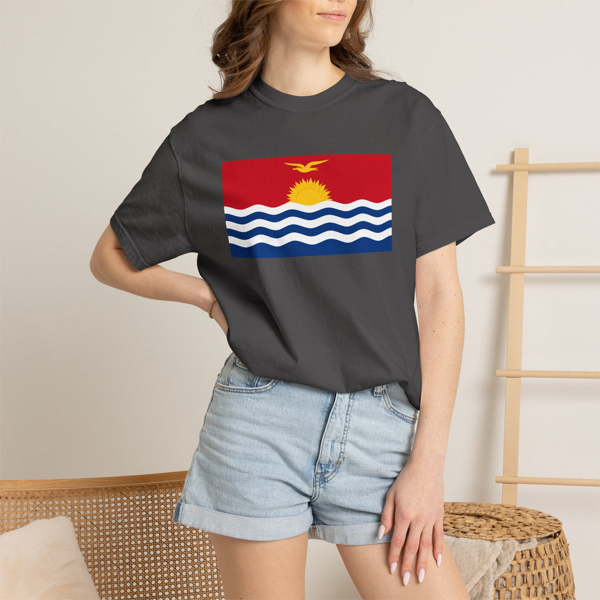 Kiribati Flag T Shirt | Kiribati Heritage Shirt S–4XL | Rep Ya Flag - Rep Ya Flag