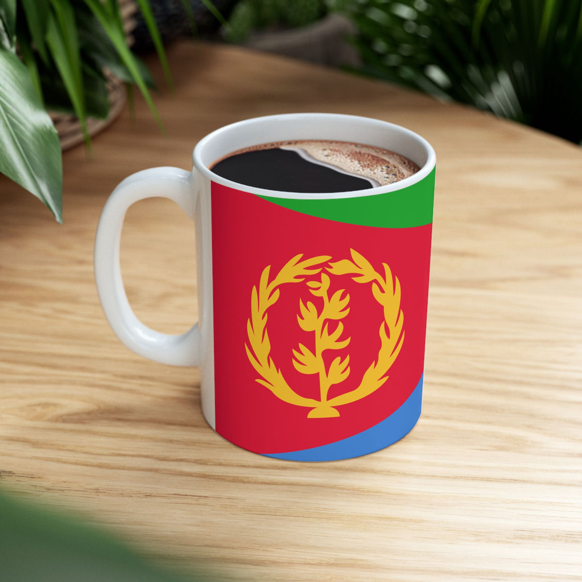 Eritrea Flag Coffee Tea Mug 11oz 15oz | Rep Ya Flag Ceramic Mug - Rep Ya Flag