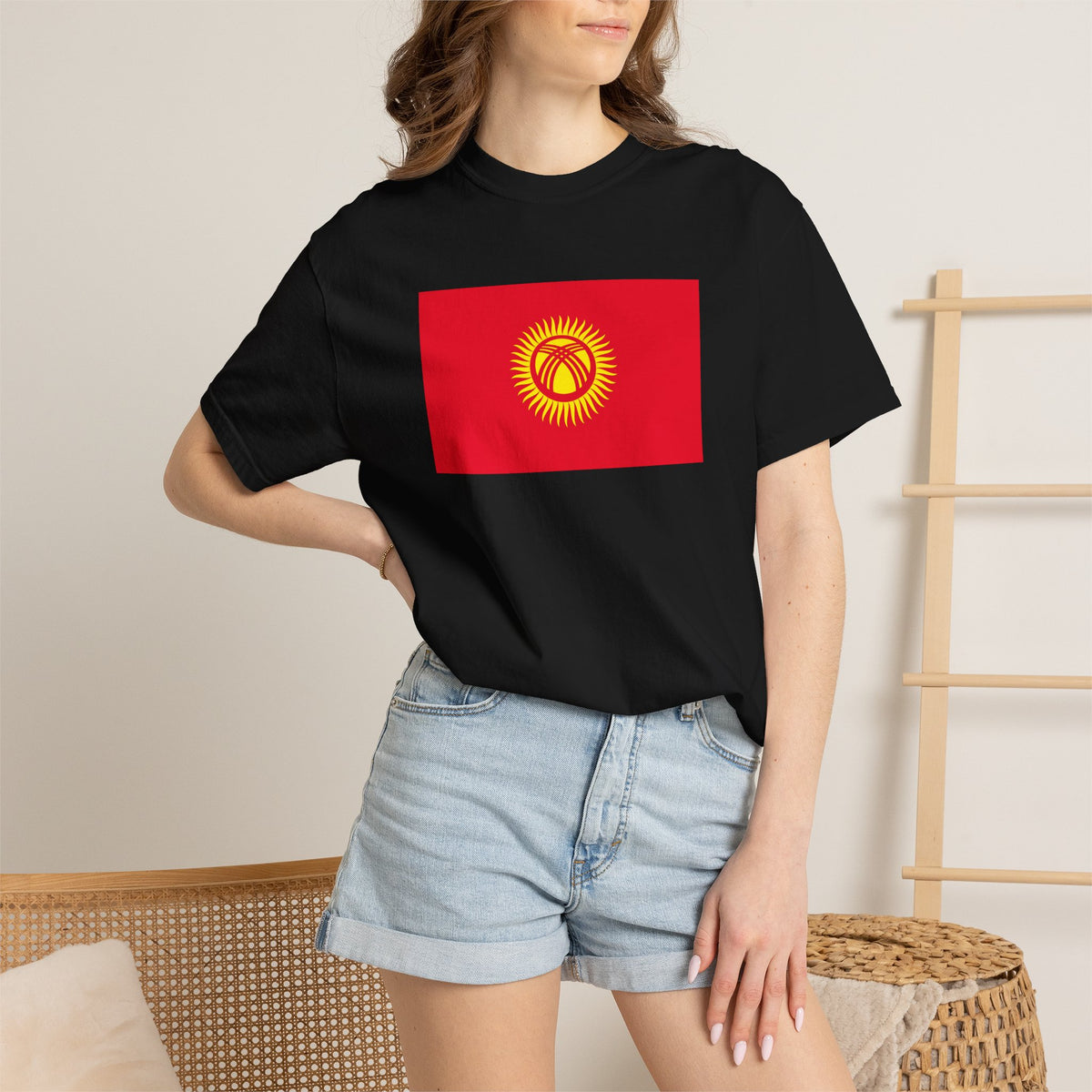 Kyrgyzstan Flag T Shirt | Kyrgyz Heritage Shirt S–4XL | Rep Ya Flag - Rep Ya Flag