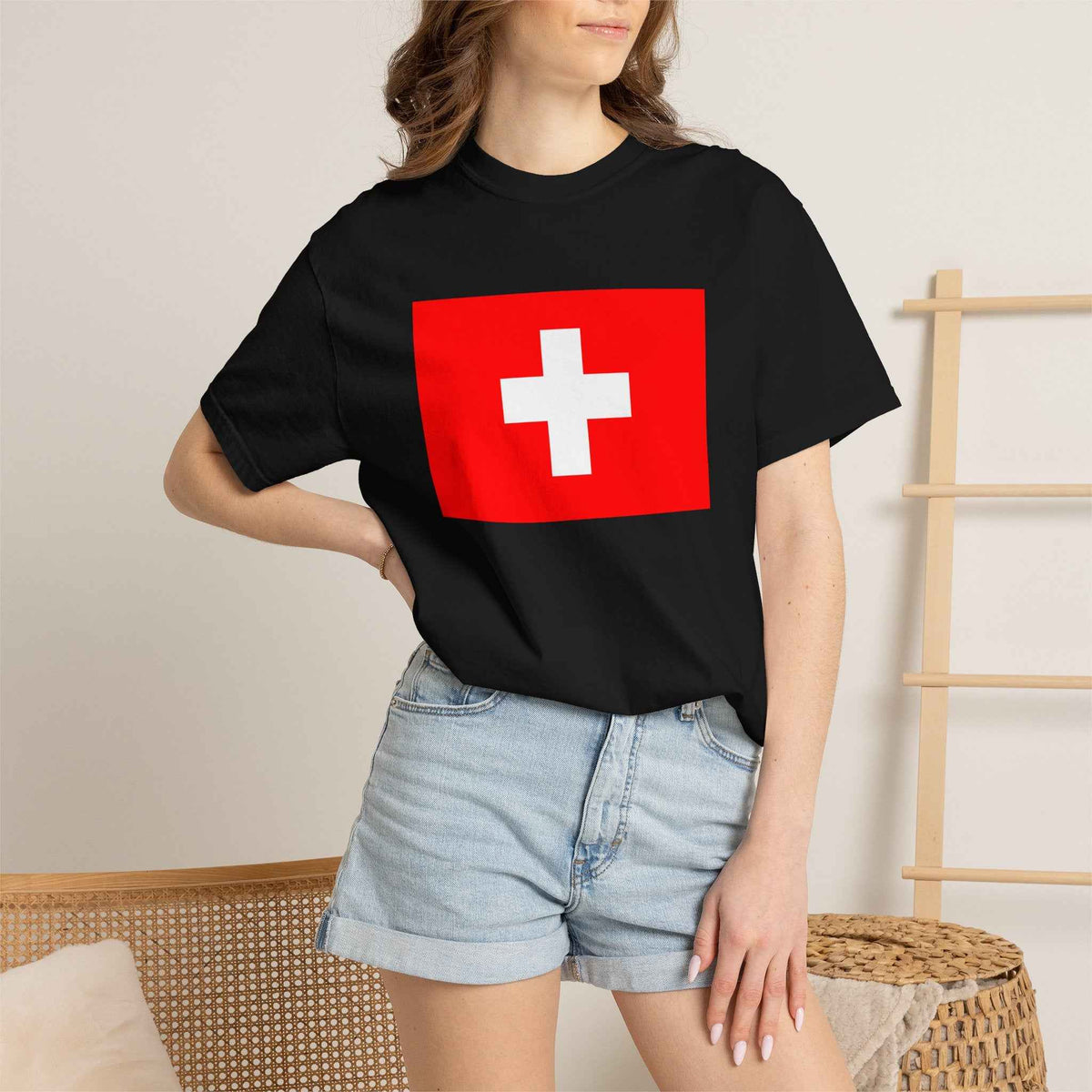 Switzerland Flag T Shirt | Swiss Heritage Shirt S–4XL | Rep Ya Flag