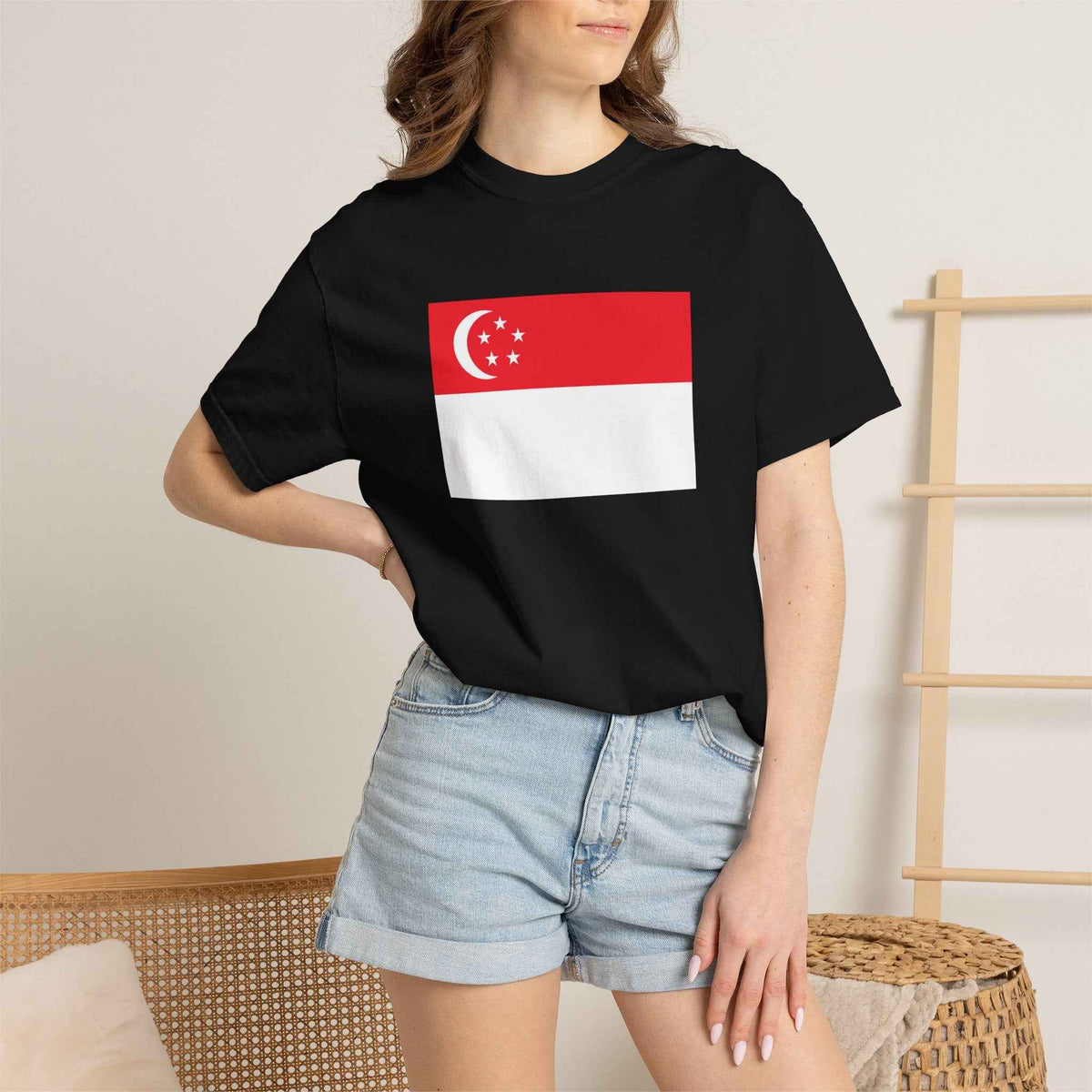 Singapore Flag T Shirt | Singaporean Heritage Shirt S–4XL | Rep Ya Flag