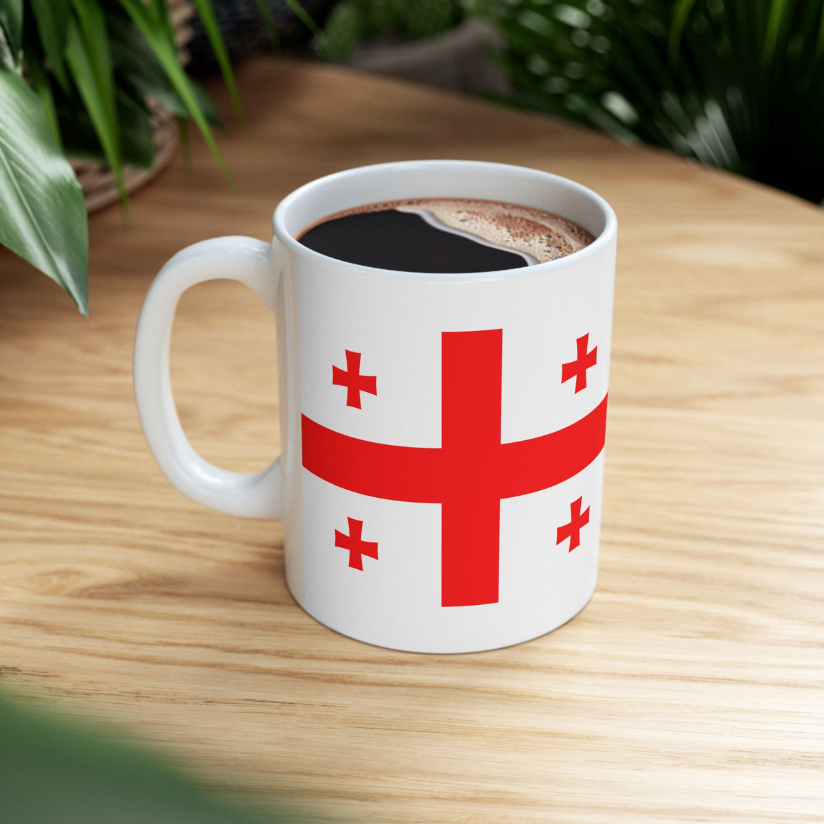 Georgia Flag Coffee Tea Mug 11oz 15oz | Rep Ya Flag Ceramic Mug - Rep Ya Flag