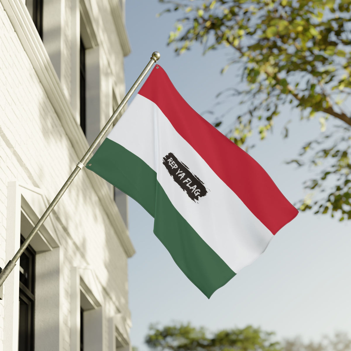 Hungary Flag Garden Banner | Double Sided Outdoor Flag | Rep Ya Flag - Rep Ya Flag