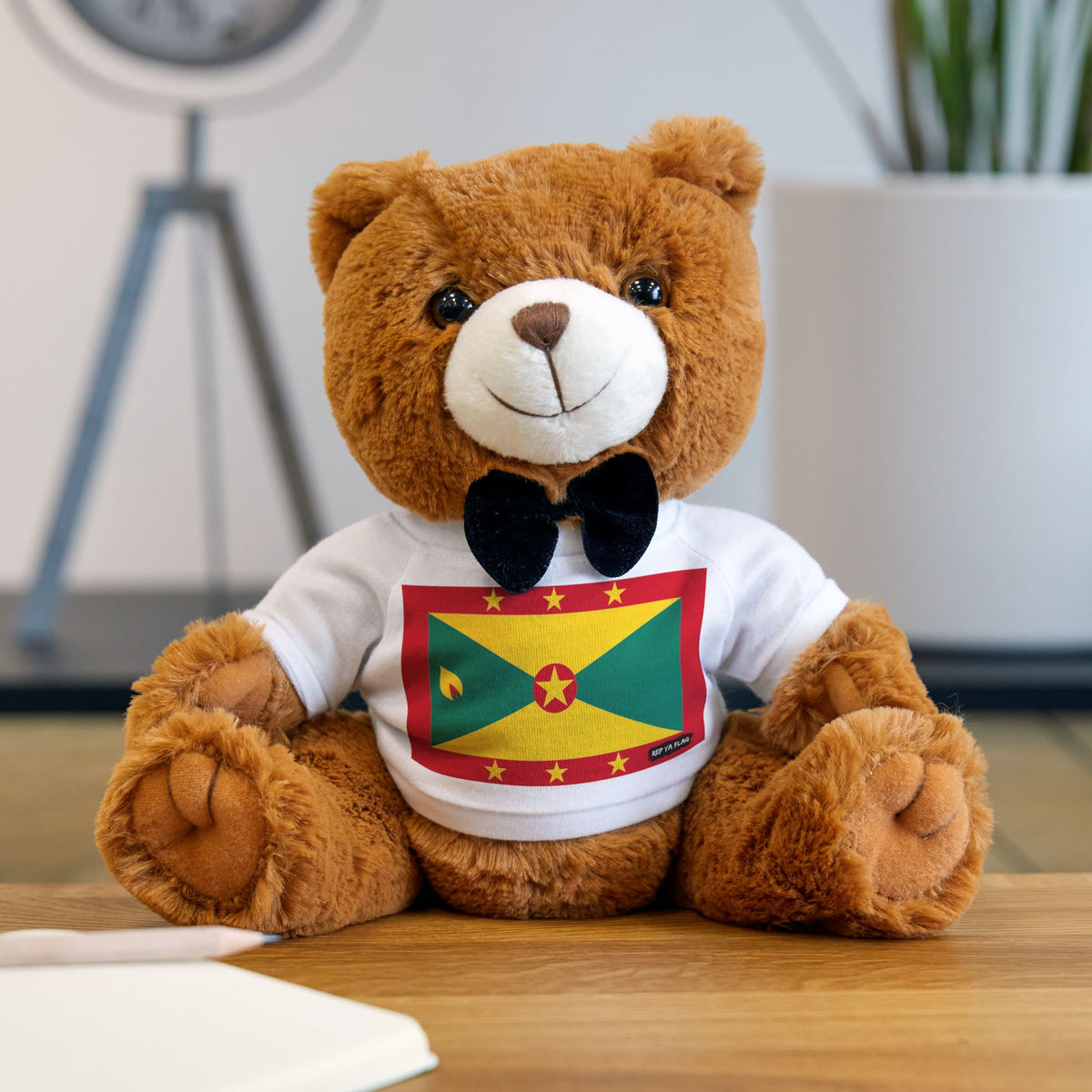 Grenada Flag Teddy Bear | Grenadian Heritage Plush Gift | Rep Ya Flag - Rep Ya Flag