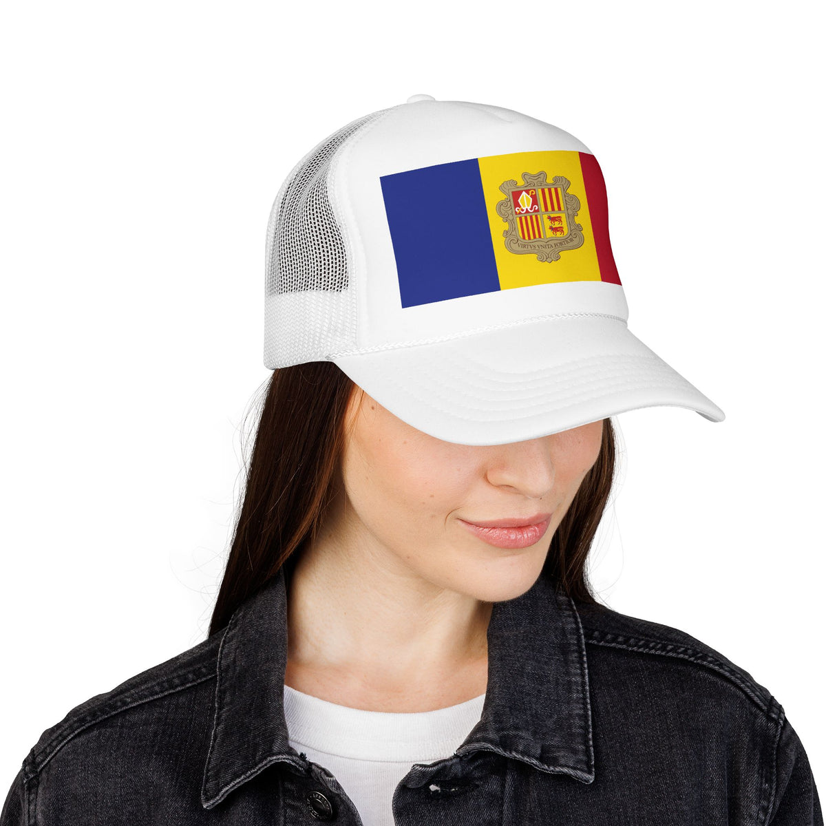 Andorra Flag Trucker Hat – Foam Andorran Pride Snapback
