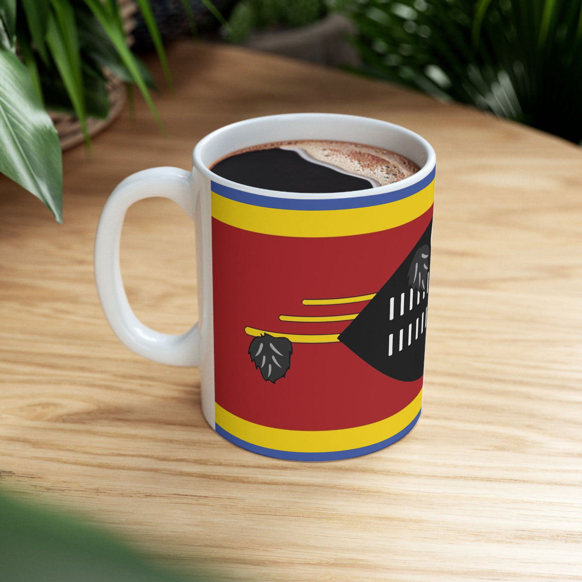 Eswatini Flag Coffee Tea Mug 11oz 15oz | Rep Ya Flag Ceramic Mug - Rep Ya Flag