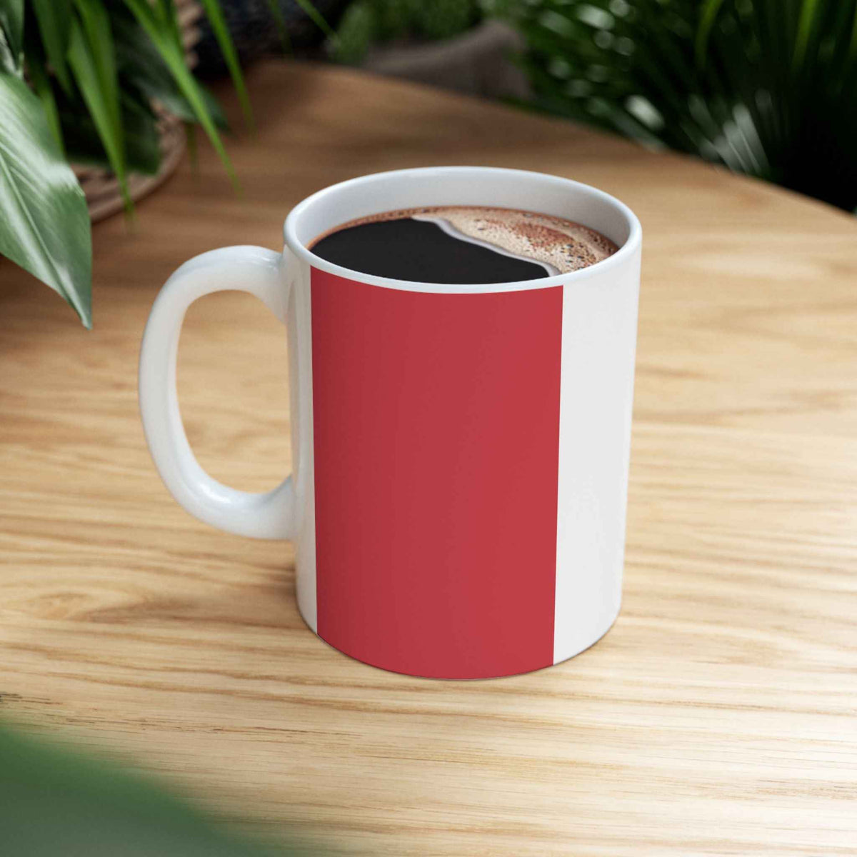 Peru Flag Coffee Tea Mug 11oz 15oz | Rep Ya Flag Ceramic Mug