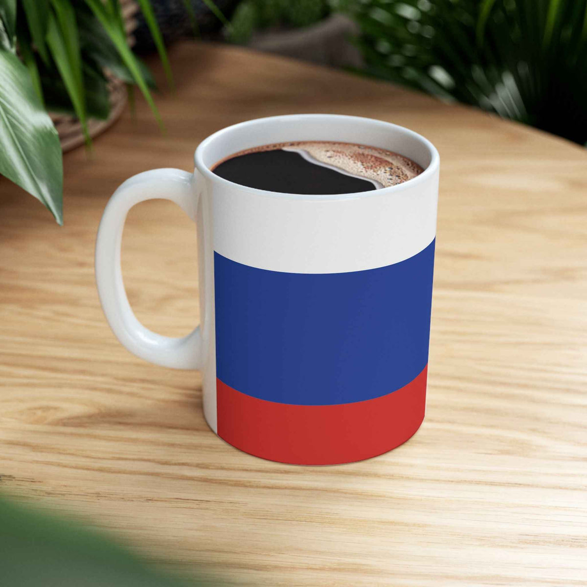 Russia Flag Coffee Tea Mug 11oz 15oz | Rep Ya Flag Ceramic Mug
