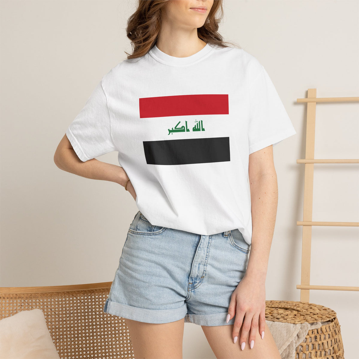 Iraq Flag T Shirt | Iraqi Heritage Shirt S–4XL | Rep Ya Flag - Rep Ya Flag