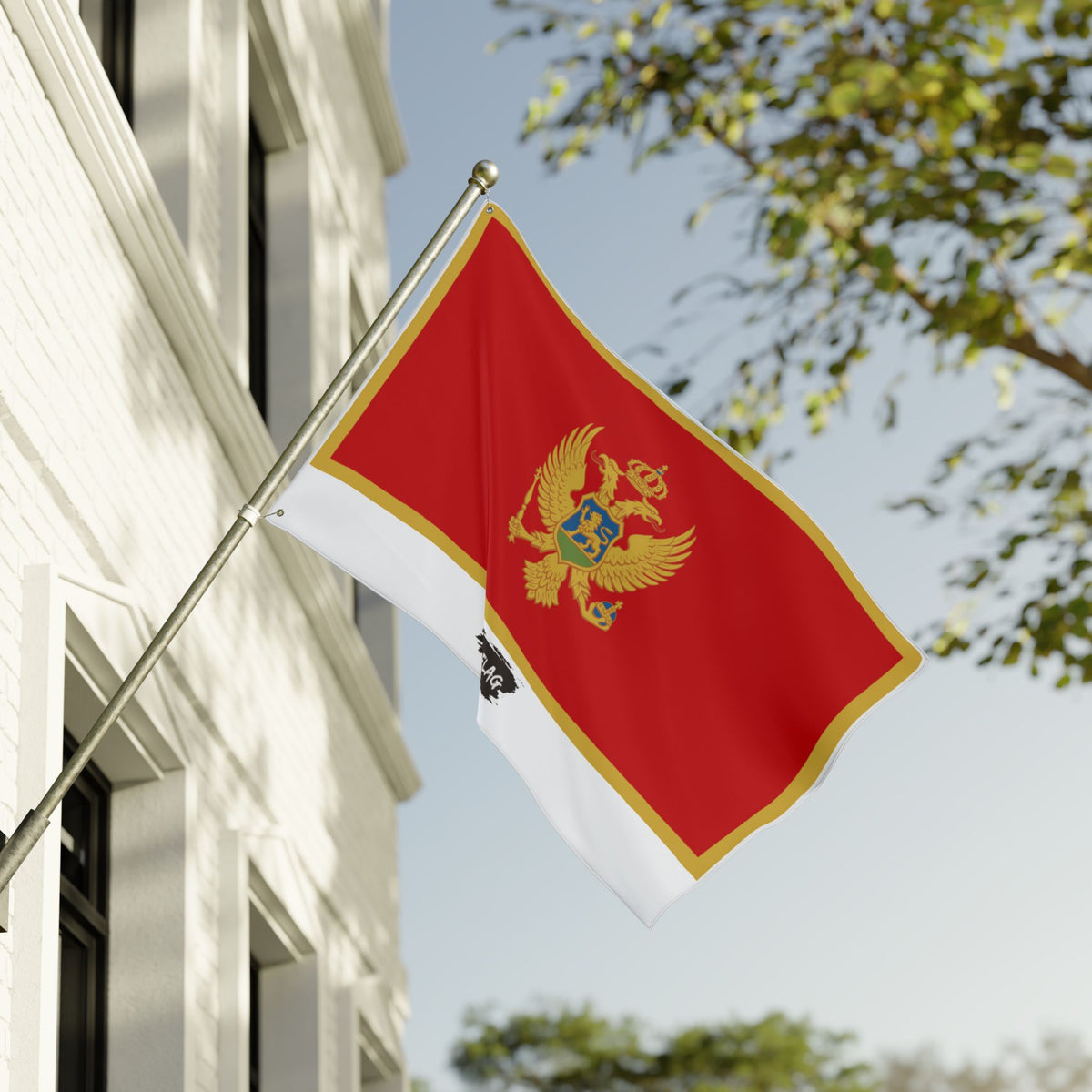 Montenegro Flag Garden Banner | Double Sided Outdoor Flag | Rep Ya Flag - Rep Ya Flag
