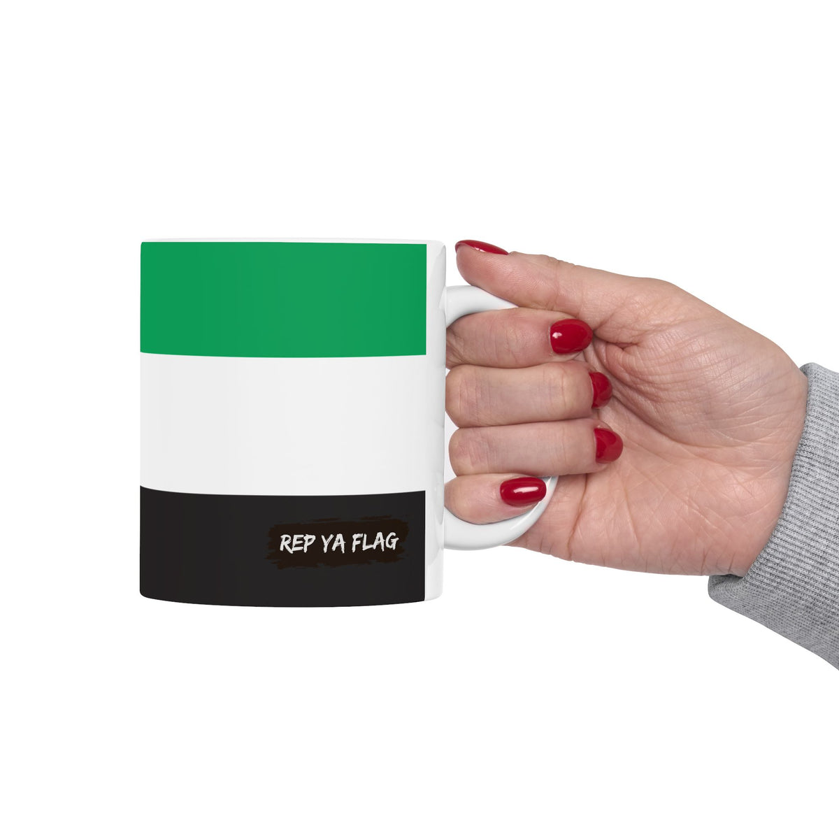United Arab Emirates Flag Coffee Mug 11oz 15oz Ceramic
