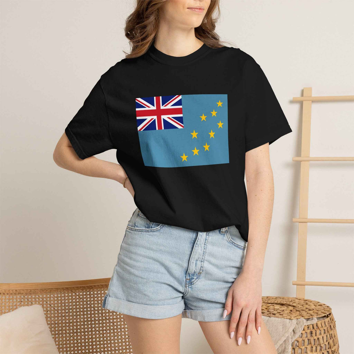Tuvalu Flag T Shirt | Tuvaluan Heritage Shirt S–4XL | Rep Ya Flag