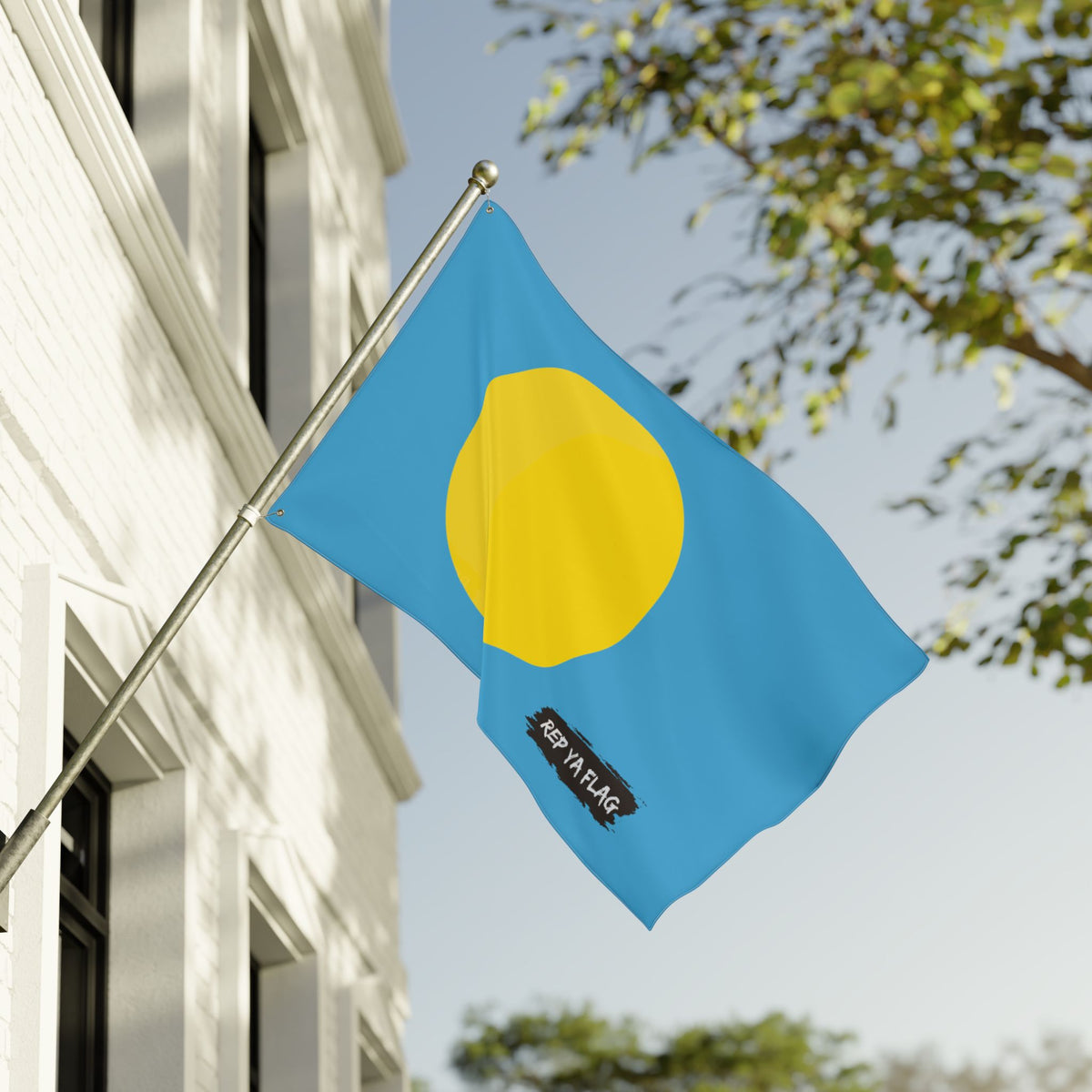 Palau Flag Garden Banner | Double Sided Outdoor Flag | Rep Ya Flag - Rep Ya Flag