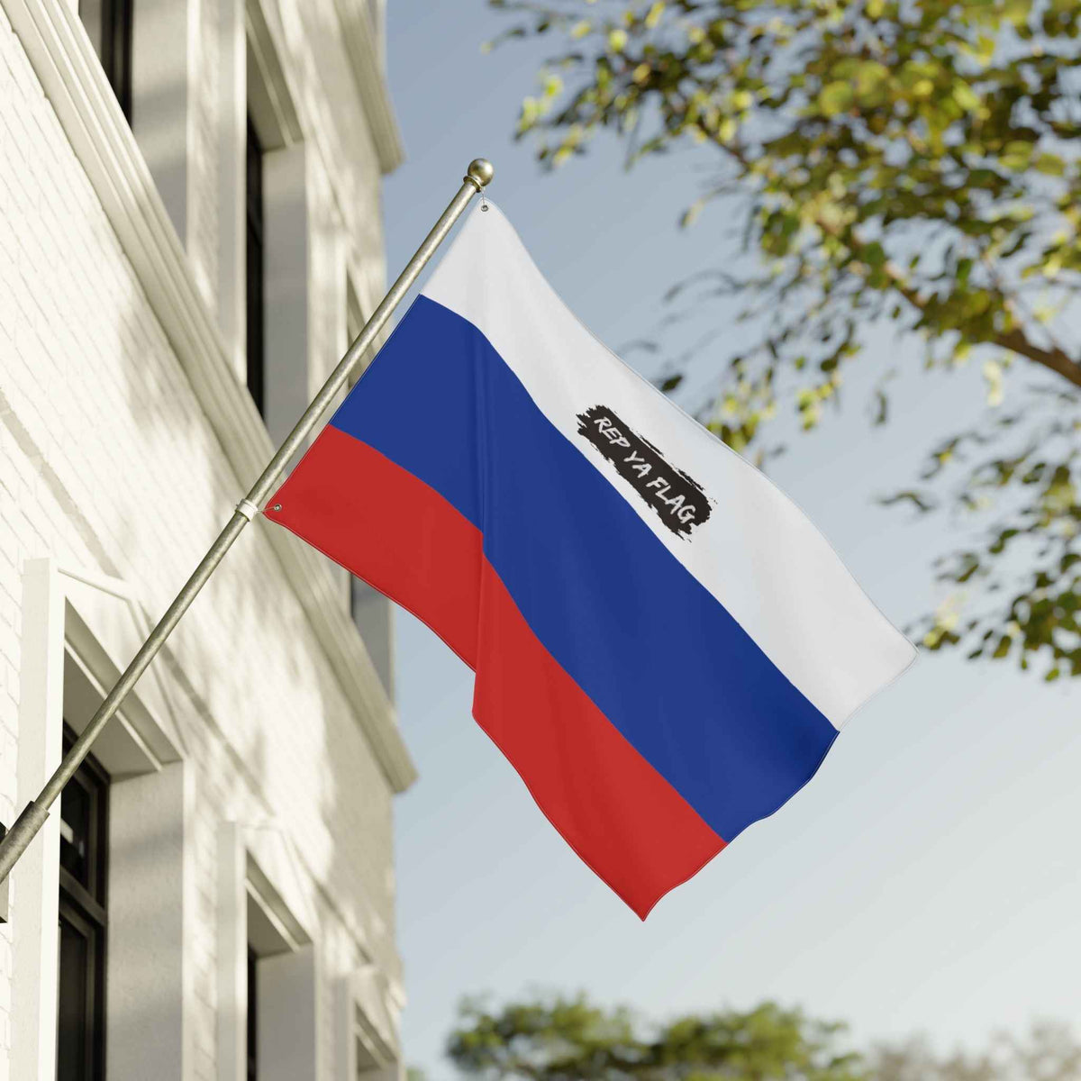 Russia Flag Garden Banner | Double Sided Outdoor Flag | Rep Ya Flag