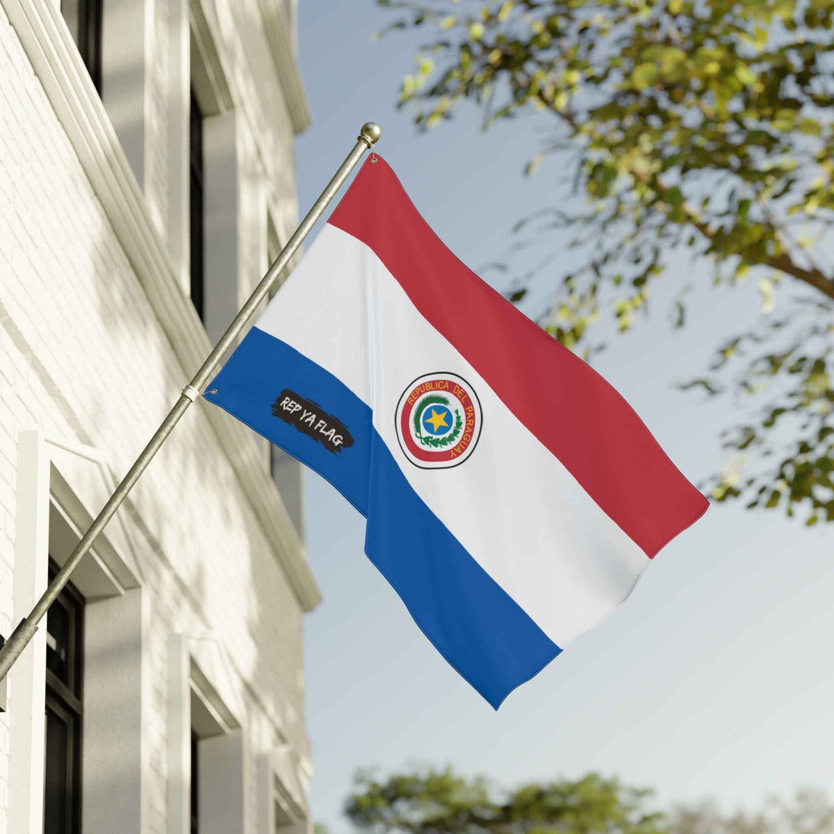 Paraguay Flag Garden Banner | Double Sided Outdoor Flag | Rep Ya Flag