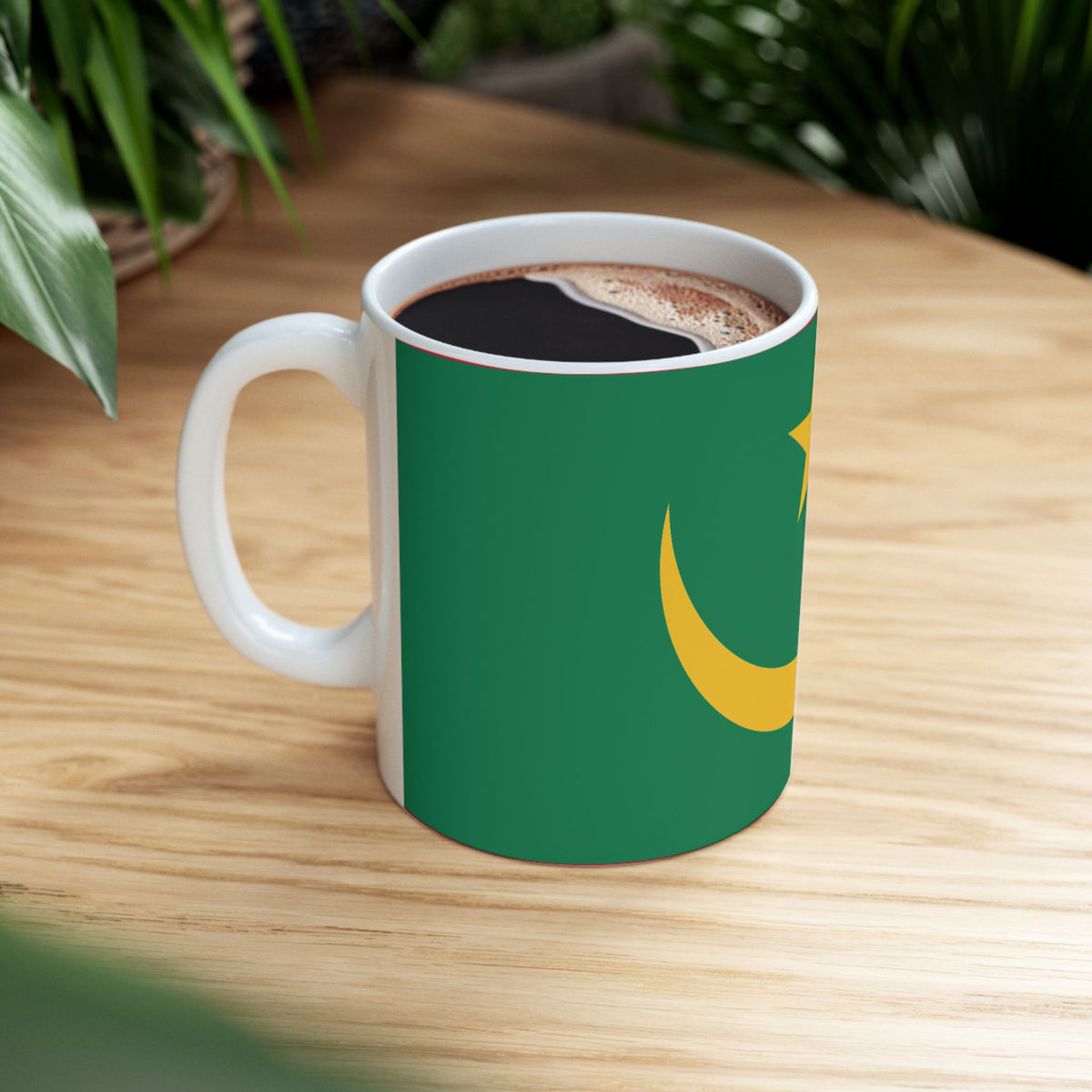 Mauritania Flag Coffee Tea Mug 11oz 15oz | Rep Ya Flag Ceramic Mug - Rep Ya Flag
