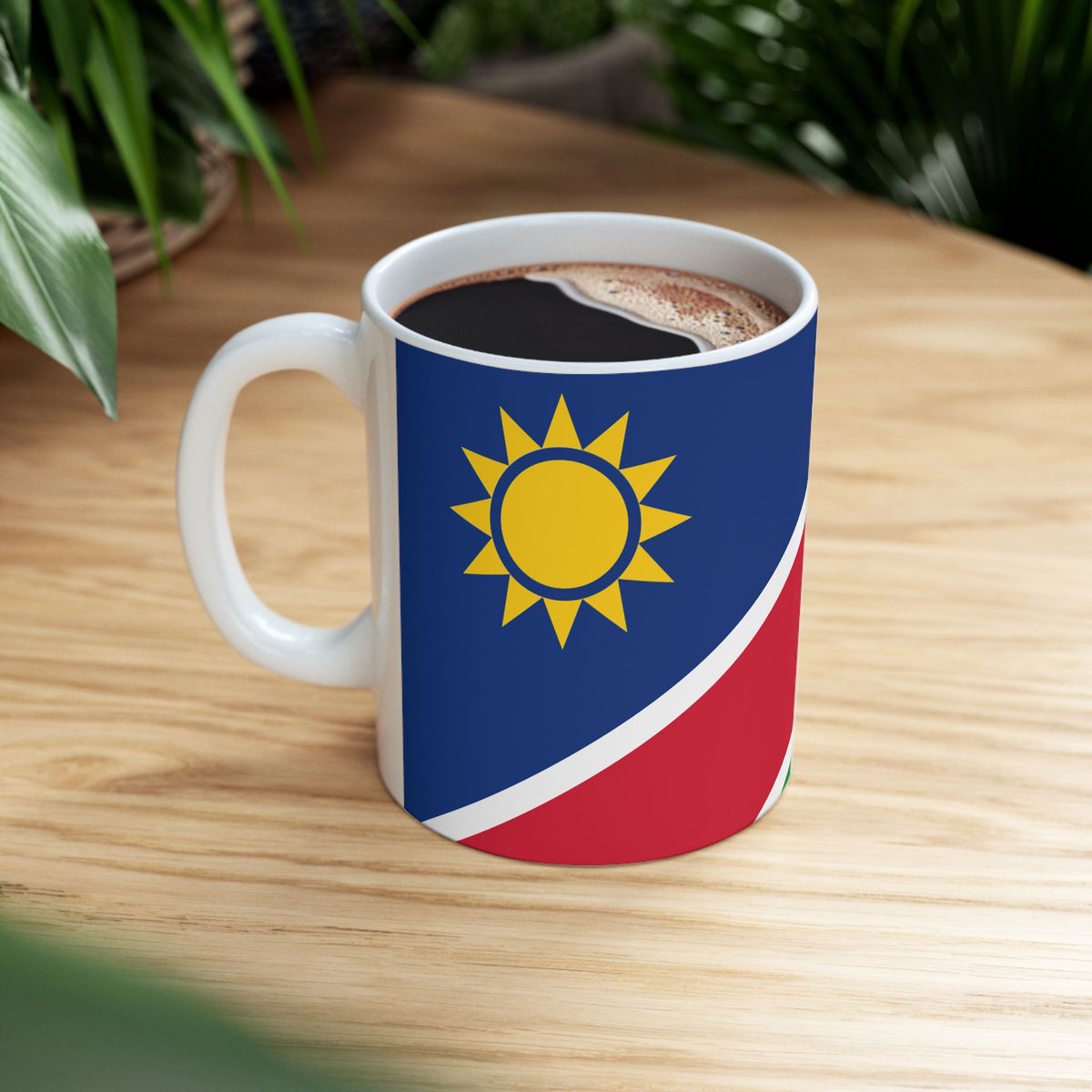 Namibia Flag Coffee Tea Mug 11oz 15oz | Rep Ya Flag Ceramic Mug - Rep Ya Flag