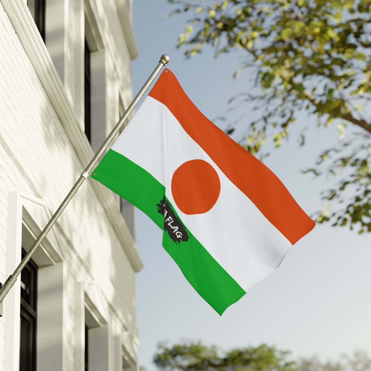 Niger Flag Garden Banner | Double Sided Outdoor Flag | Rep Ya Flag - Rep Ya Flag