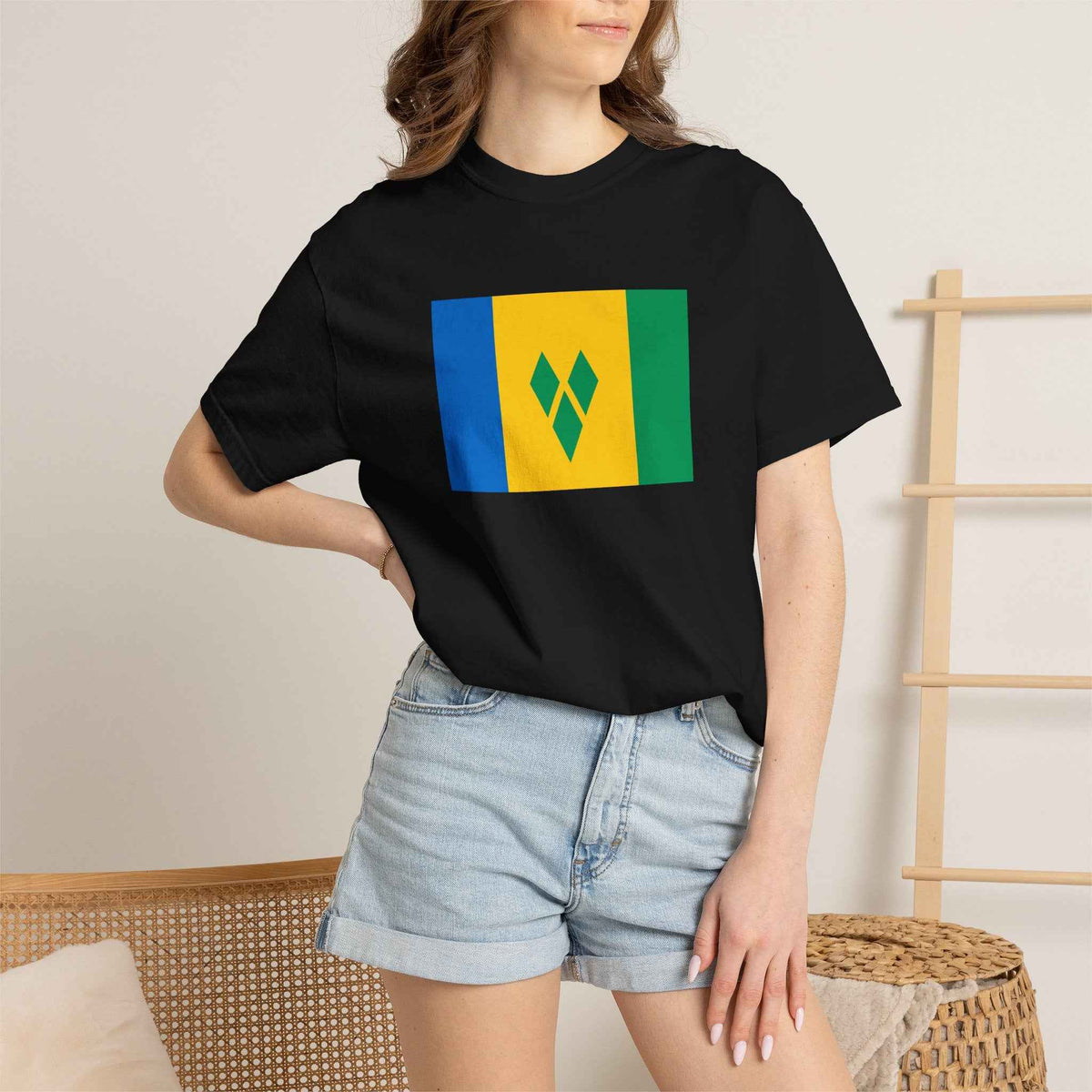 Saint Vincent and the Grenadines Flag T Shirt | Vincentian Heritage Shirt S–4XL | Rep Ya Flag
