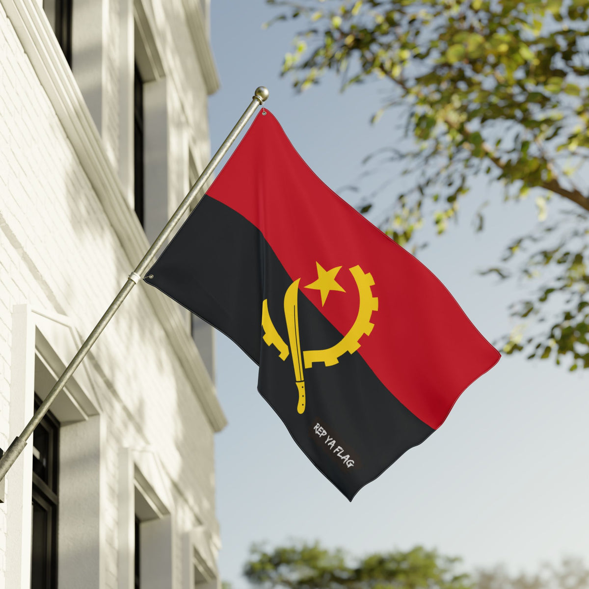 Angola Flag Garden Banner – Double-Sided Outdoor Flag