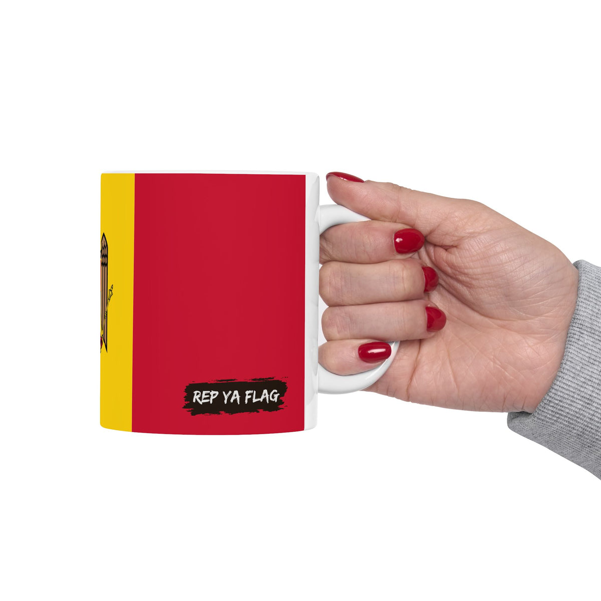 Moldova Flag Coffee Mug 11oz 15oz Ceramic Cup