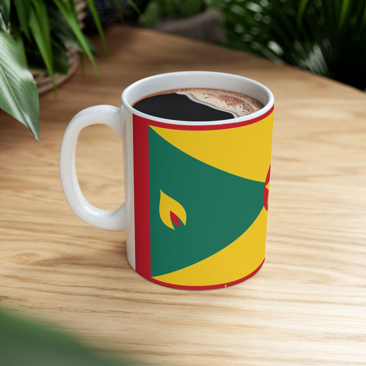 Grenada Flag Coffee Tea Mug 11oz 15oz | Rep Ya Flag Ceramic Mug - Rep Ya Flag