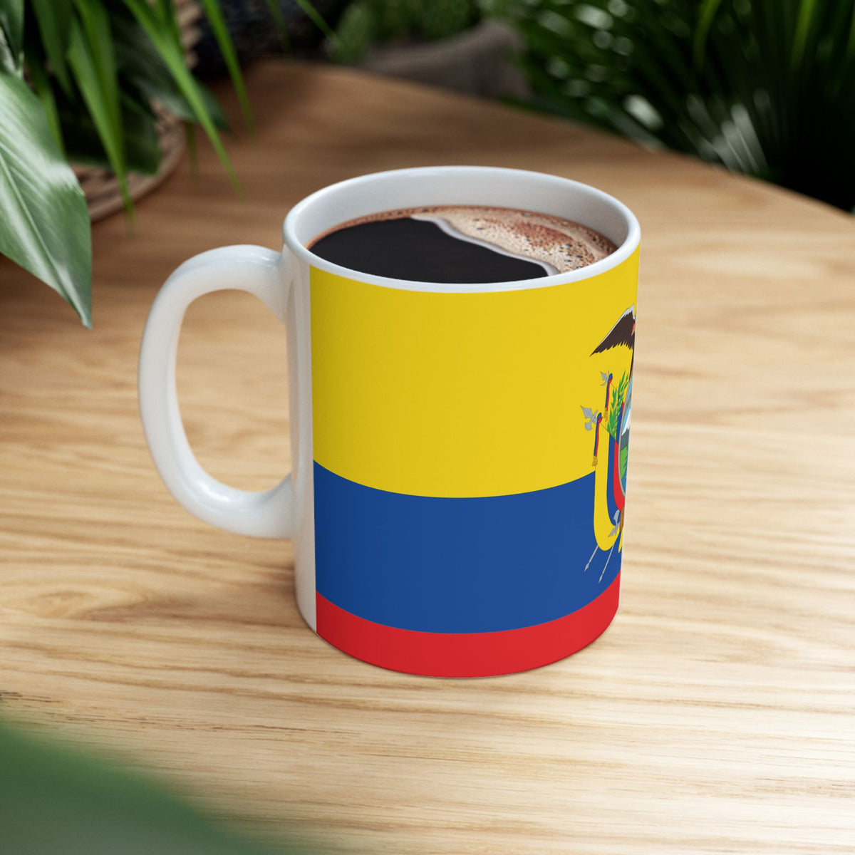 Ecuador Flag Coffee Tea Mug 11oz 15oz | Rep Ya Flag Ceramic Mug - Rep Ya Flag