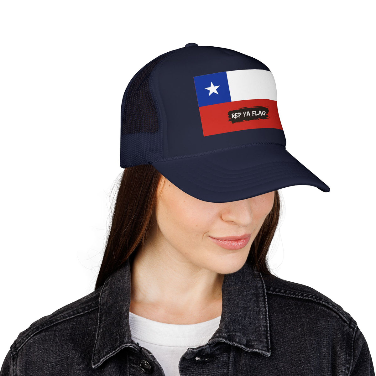 Chile Flag Foam Trucker Hat | Chilean Pride Snapback Cap | Rep Ya Flag - Rep Ya Flag