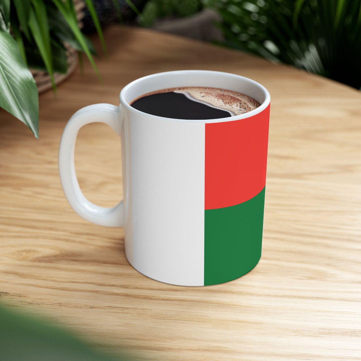 Madagascar Flag Coffee Tea Mug 11oz 15oz | Rep Ya Flag Ceramic Mug - Rep Ya Flag