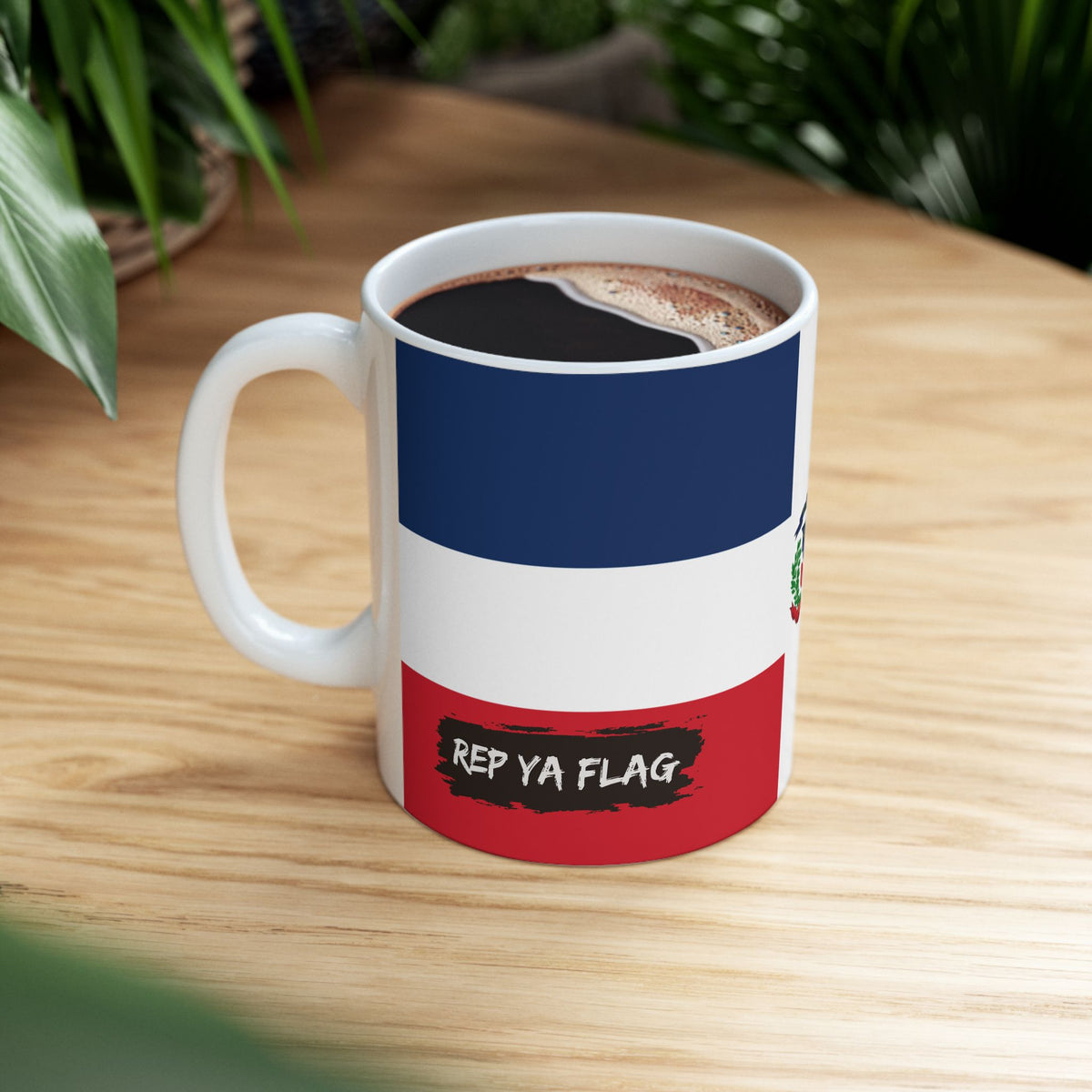 Dominican Republic Flag Coffee Tea Mug 11oz 15oz | Rep Ya Flag Ceramic Mug - Rep Ya Flag