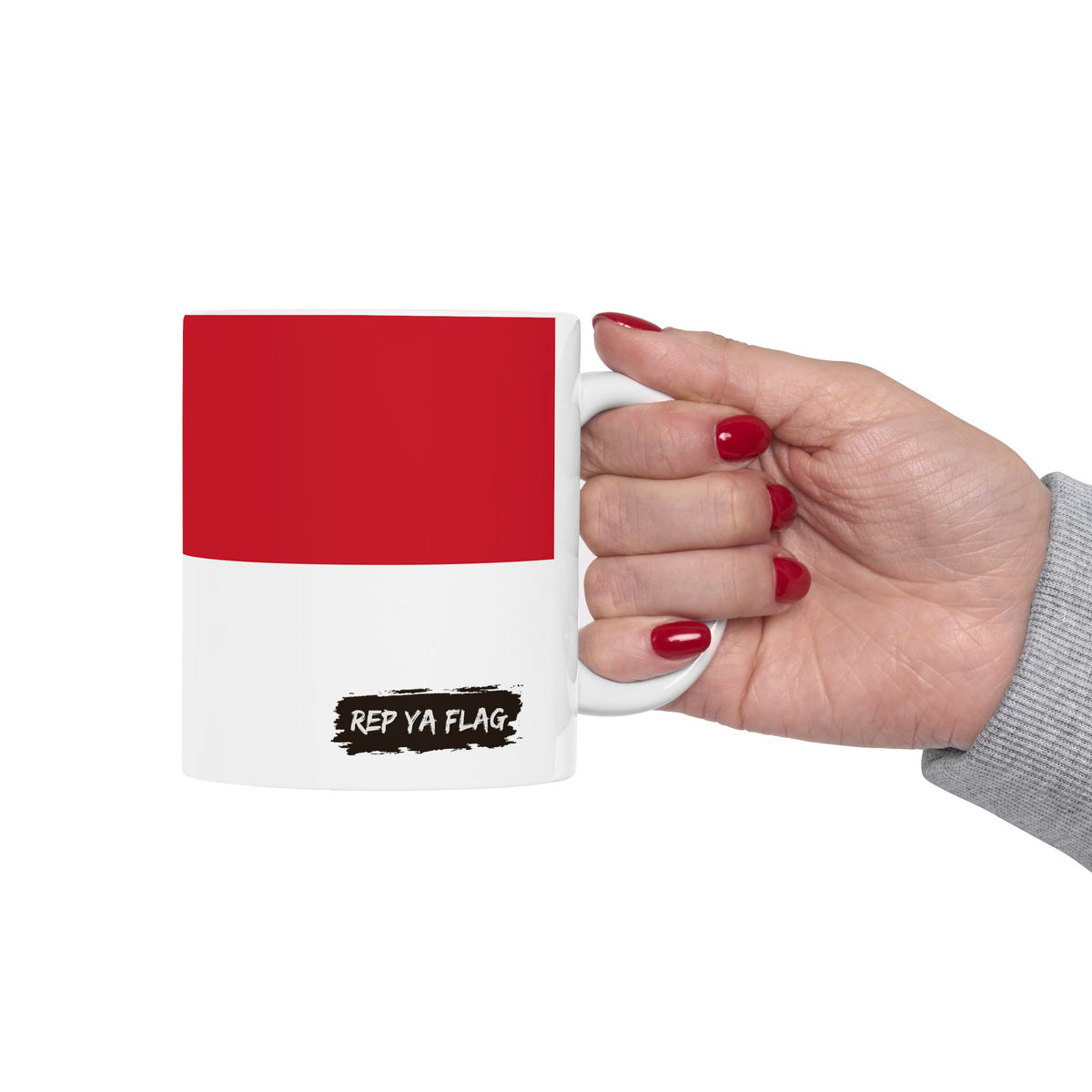 Monaco Flag Coffee Mug 11oz 15oz Ceramic Cup