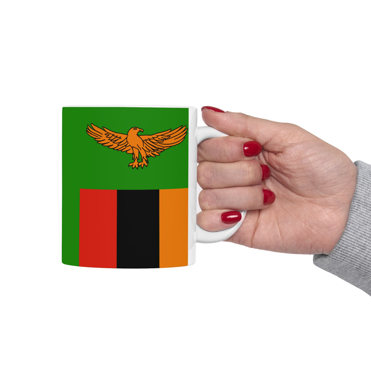 Zambia Flag Coffee Mug – 11oz & 15oz Ceramic Cup
