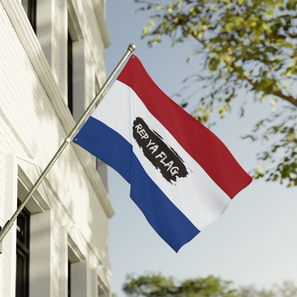Netherlands Flag Garden Banner | Double Sided Outdoor Flag | Rep Ya Flag - Rep Ya Flag