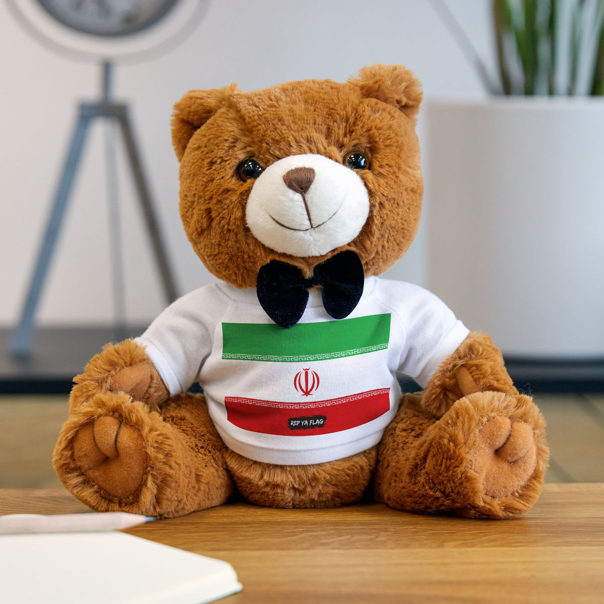 Iran Flag Teddy Bear | Iranian Heritage Plush Gift | Rep Ya Flag - Rep Ya Flag