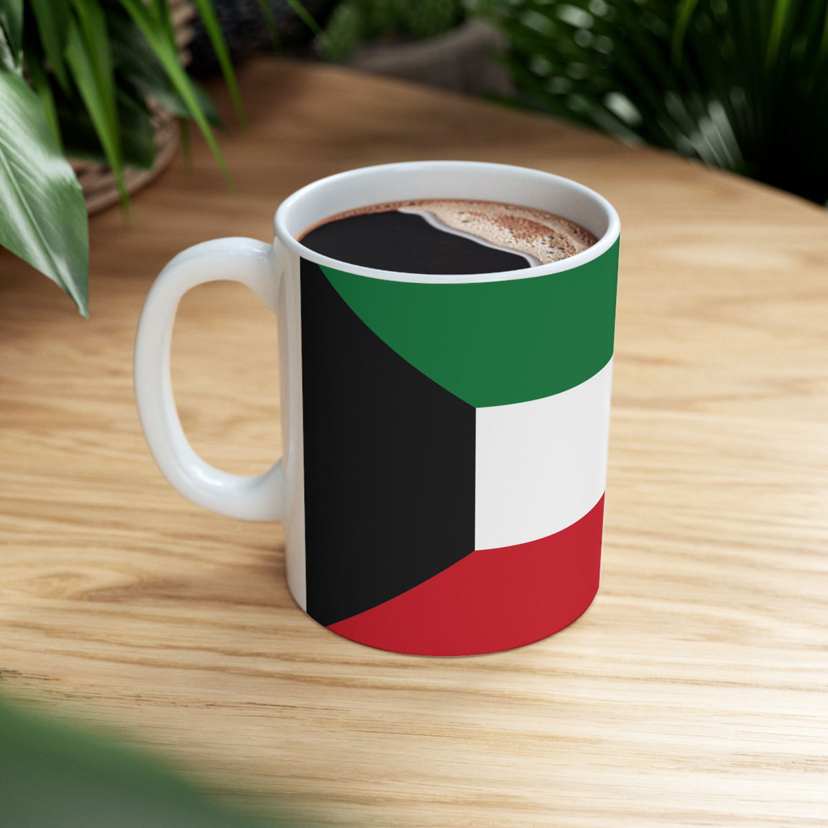 Kuwait Flag Coffee Tea Mug 11oz 15oz | Rep Ya Flag Ceramic Mug - Rep Ya Flag